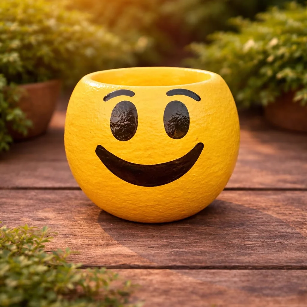 Maceta emoji mediana vista 5